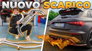 MODIFICHIAMO LAUDI RS3 EP2  NUOVO SCARICO CAPRISTO 😈 [upl. by Eldwin]