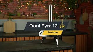 Ooni Fyra 12 Portable Wood Pellet Pizza Oven [upl. by Corsiglia]