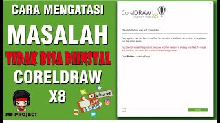 CorelDraw X8 quotYou Cannot install this product because another version is already installedquot [upl. by Ihsoyim]