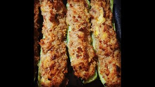 ZUCCHINE RIPIENE DI TONNO Al Forno Ricetta Economica Facile e Buonissima [upl. by Ahsilrae]