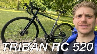 Decathlon  Triban RC 520 Road Bike review  the ultimate commuter [upl. by Aneehs]