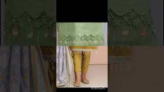 kameez daman design  organza daman design  organza daman design with lace  daman design new [upl. by Yesnil]