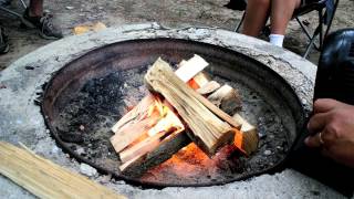 Humor How to start a Campfire with unseasoned wood [upl. by Apgar407]