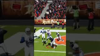 HE JUMPED OVER HIM JUMP OVER MADDEN 22 ULTIMATE TEAM PICK SIX INTERCEPTION Shorts Madden22 [upl. by Aiek133]