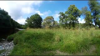 Tomintoul River Aan  Avon  Salmon Fishing Scotland  Samsung Gear 360 [upl. by Ollehcram]