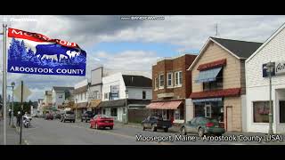 Mooseport Maine Flag  Aroostook County [upl. by Ethelstan]