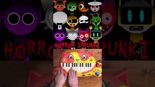 Sprunki Horror Theme on Cat Piano [upl. by Berneta]