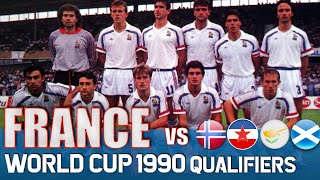 France World Cup 1990 Qualification All Matches Highlights  Road to Italy [upl. by Lutim]