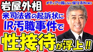 【岩屋外相】米司法省の起訴状にIR汚職事件で性接待が浮上！！マカオ旅行での生々しい接待の実態！！米司法省の起訴状に戦々恐々！！賄賂や接待を受けた日本政府関係者は！？【メディアが報じない保守系News】 [upl. by Lowe580]