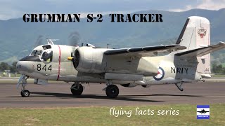 Grumman S2 Tracker quot844quot Airborne with history [upl. by Takashi532]