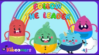 Follow the Leader Dance  The Kiboomers Preschool Movement Songs for Circle Time [upl. by Neillij]