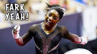 “Spready to the Underworld”  Simone Biles Gymnastics Ozzy Man Reviews [upl. by Danika371]