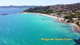 Le Lavandou  Plages de SaintClair et de la Fossette [upl. by Enwad483]