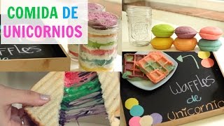 COLOREA TU COMIDA CON 3 RECETAS ARCOÍRIS  What The Chic [upl. by Casta505]