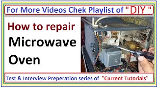 Magnetron repair in hindi  Electrical microwave oven [upl. by Steep]