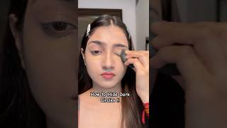 How to hide dark circles shortsviral makeuptips darkcircles How to conceal dark circles easy step [upl. by Frasier]