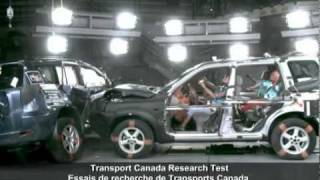 2007 Toyota RAV4 Vs 2004 Land Rover Freelander Side Impact [upl. by Sheeb]