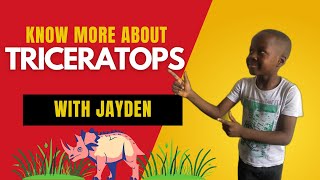 Triceratops FUNFACTS for Kids  great facts about TRICERATOPS with JAYDEN  Natgeo kids [upl. by Eramal]