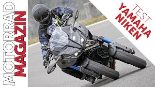 Yamaha Niken 2018 Dreirad  viel schneller und sicherer als ein Motorrad [upl. by Nycila530]