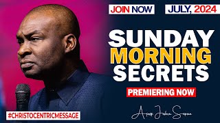 SUNDAY SECRETS 7TH JULY 2024 Apostle Joshua Selman [upl. by Tomaso]