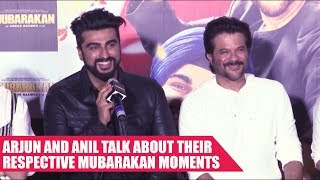 Arjun Kapoor and Anil Kapoor Talk About Their Mubarakan Moment [upl. by Karas]