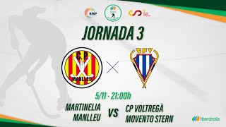 MARTINELIA MANLLEU  CP VOLTREGÀ MOVENTO STERN 3ª Jornada OKLigaIberdrola [upl. by Anoyk]