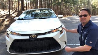 2020 Toyota Corolla LE Review amp Test Drive [upl. by Lytsirhc]