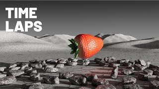 Creat Stunning Strawberry morphing animation morph cloth  CINEMA 4D TIMELAPSE [upl. by Stubstad]