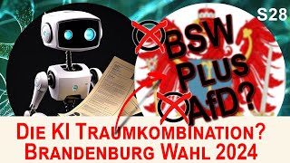 Die Wahl in Brandenburg 2024 Ihre Traumkombi Eine Kleinstpartei auf Platz 1 Wie kann das sein [upl. by Yeleak34]