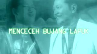 P Ramlee  Menceceh Bujang Lapok  Video Karaoke L  R [upl. by Lapides]