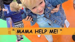 TE DRUK OP SPRiNGKUSSEN 😱🙈⚠  Bellinga Familie Vlog 989 [upl. by Arta872]