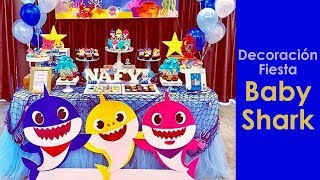 Decoracion baby shark party [upl. by Hartley]