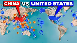 CHINA vs UNITED STATES  MilitaryArmy Base Comparison Compilation [upl. by Kcirddot631]