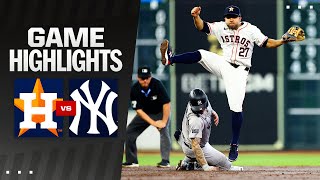 Yankees vs Astros Game Highlights 32824  MLB Highlights [upl. by Cire]