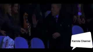 FUNNY David Moyes Sent Off Jumps into stands and eats a fans crisps  2015 HD [upl. by Eyar]