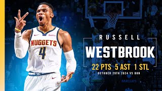 Russell Westbrook On FIRE Off The Bench 🔥  Full Game Highlights vs Nets 102924 [upl. by Edin]