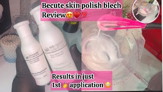 Becute skin polish bleach reviewGlowupguideh8h [upl. by Adnelg]