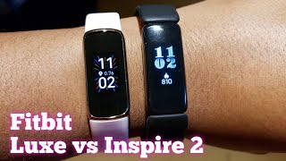 Fitbit Luxe vs Inspire 2 [upl. by Surbeck]