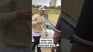 Still Cant Believe NATE DIAZ was in NEWCASTLE nichollz natediaz shorts [upl. by Assiroc204]