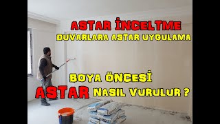 BOYA ÖNCESİ ASTAR NASIL YAPILIR   BOYA ÖNCESİ HANGİ ASTARI KULLANDIK  TEKNİK BİLGİLER [upl. by Ilise]