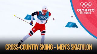 Simen Krügers Amazing Recovery in Men’s CrossCountry Skiathlon  PyeongChang 2018 Replays [upl. by Louls]