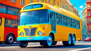 Wheels on the Bus  Fun Transportation Song  Nursery Rhymes amp Kids Songs [upl. by Garrard]