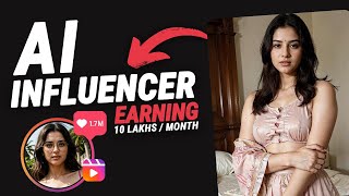 Create Realistic Indian AI Influencer 100 Free  AI Influencer Model Kaise Banaye  Ai Influencer [upl. by Rednasyl]