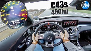 AMG C43s 460hp  0263 kmh acceleration🏁 [upl. by Romaine]