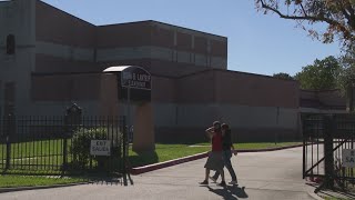 Angry parents protest HISD principals suspension [upl. by Yael170]