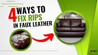 4 Easy Ways To Fix Rips In Faux Leather [upl. by Jaylene423]