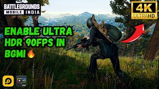 How to enable ULTRA HDR 90 FPS in BGMI emulator bgmi emulator msiappplayer ldplayer [upl. by Adlen]