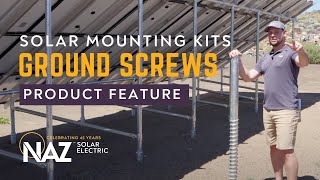 🔆 Ground Screw Mounting Kits Revolutionizing Solar Installations 🌱 [upl. by Zetnahs]