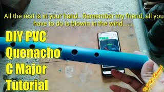 DIY PVC Quenacho key of C Tutorial [upl. by Terces]