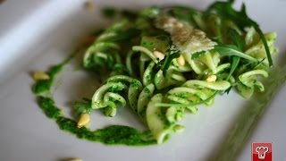 Fusilloni di kamut con pesto di rucola e pecorino moliterno [upl. by Turley]